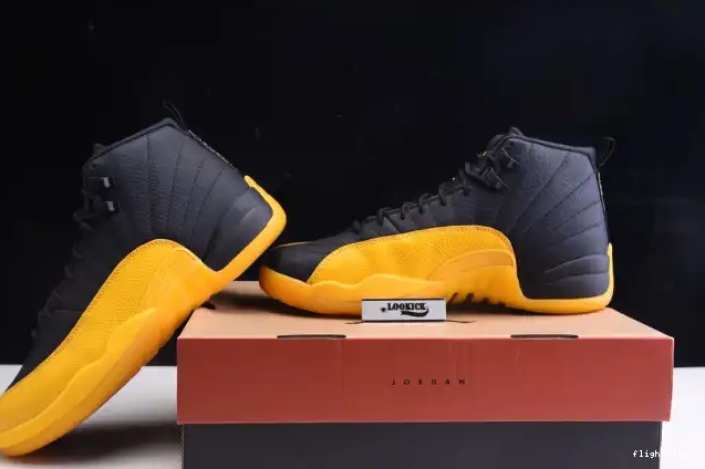 Gold Retro Black University 12 Air 130690-070 Jordan 0426